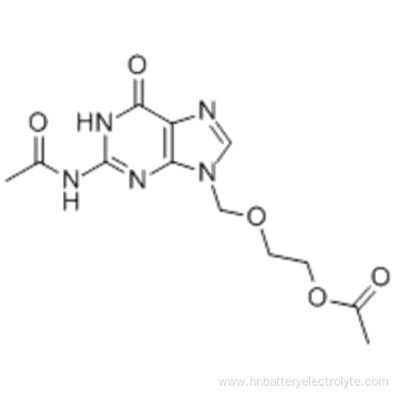 Acetamide,N-[9-[[2-(acetyloxy)ethoxy]methyl]-6,9-dihydro-6-oxo-1H-purin-2-yl]- CAS 75128-73-3